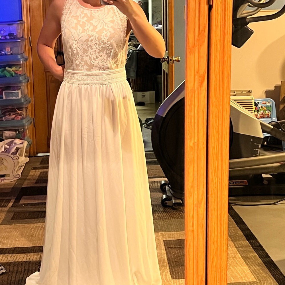 New Lulus white dress